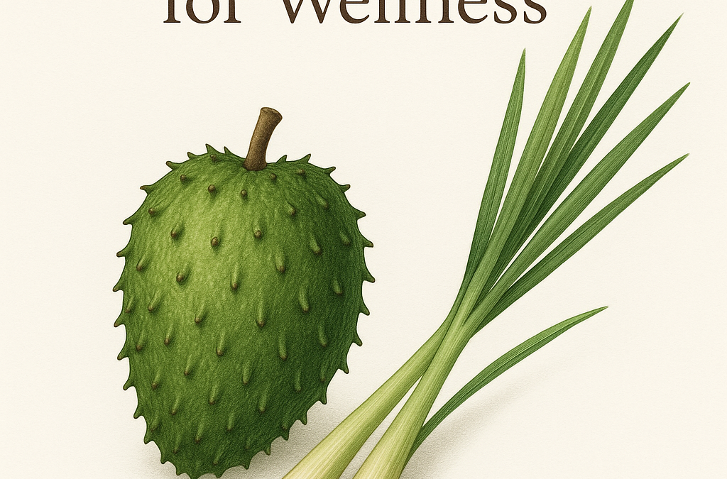 Discover the Healing Power of Jamaican Herbs: Soursop and Lemongrass for Wellness and Flavor
